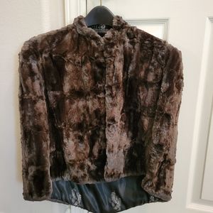 Real Mink fur cape